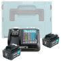 Аккумулятор BL1041B 4.0 Ah (2 шт.) + зарядное DC10SB MAKITA в кейсе