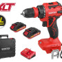 Аккум. дрель-шуруповерт WORTEX BD 2025 LiSET в чем. ALL1 XLT (2 АКБ 2Ач + ЗУ)