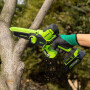 Мини-пила цепная аккумуляторная Greenworks G24MCS10 24В