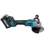 Аккумуляторная углошлифмашина MAKITA XGT GA005GU201 (2 АКБ 4Ач + ЗУ)