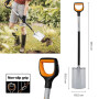 Лопата штыковая с закругленным лезвием Xact FISKARS (1066730)
