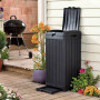 Контейнер для мусора уличный BALTIMORE BIN 125L, черный