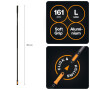 Черенок алюминиевый FISKARS OneClick L 161см