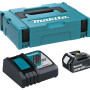 Комплект MAKITA АКБ BL1860B, ЗУ DC18RC, кейс MAKPAC