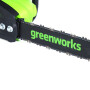 Пила цепная аккумуляторная GREENWORKS GD40CS20XK8 40В (АКБ 8Ач + ЗУ)