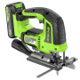 Лобзик аккумуляторный Greenworks GD24JS120 24В (АКБ 2Ач + ЗУ)