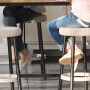 Стул барный уличный Keter Cozy bar stool (Коузи Бар), фиолетовый
