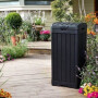 Контейнер для мусора уличный BALTIMORE BIN 125L, черный