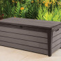 Скамья-сундук пластиковая уличная Keter HUDSON BRUSHED BENCH