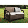 Скамья двухместная Corfu II Love Seat, коричневый