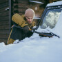 Щетка для снега со скребком телескопическая X-series FISKARS (1078493)