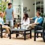 Набор уличной мебели WLF Bench Set (диван, 2 кресла, столик)