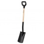 Лопата штыковая с закругленным лезвием FISKARS (черная) (1066722)