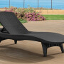 Шезлонг KETER Pacific Lounger, коричневый