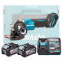 Аккум. углошлифмашина MAKITA XGT GA013GU201 в чемодане (2 АКБ 4Ач + ЗУ)