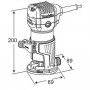 Фрезер кромочный MAKITA RT 0700 CX2