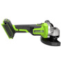 Аккумуляторная углошлифмашина Greenworks AG590K4 24В (АКБ 4Ач + ЗУ)