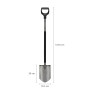 Лопата штыковая Ergonomic FISKARS (1066708)