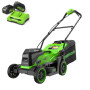 Аккумуляторная газонокосилка Greenworks GD24X2LM361K4 2×24V (АКБ+ЗУ)