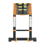Лестница телескопическая 1-секц. алюм. 590см, 15 ступ. 17кг BLACK LINE STARTUL (ST9931-059)