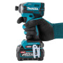 Аккумуляторный ударный шуруповерт MAKITA XGT TD003GA201 в чем. (2 АКБ 2Ач + ЗУ)