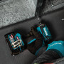 Аккумуляторный ударный шуруповерт MAKITA XGT TD003GA201 в чем. (2 АКБ 2Ач + ЗУ)