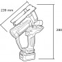 Аккум. сабельная пила MAKITA SD 100 DZ