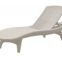 Шезлонг лежак KETER Sun Lounger Pacific, белый