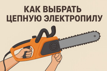 Как выбрать цепную электропилу