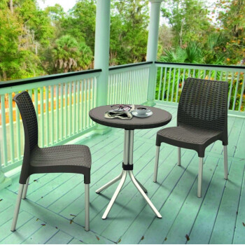 Комплект мебели KETER Chelsea Set, коричневый