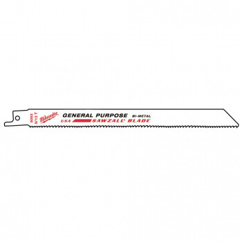 Полотно для саб. пилы (универсальное) MILWAUKEE GENERAL PURPOSE 200х3,2/2,1 (5 шт.)
