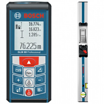 Дальномер лазерный BOSCH GLM 80 + R 60 в кор.