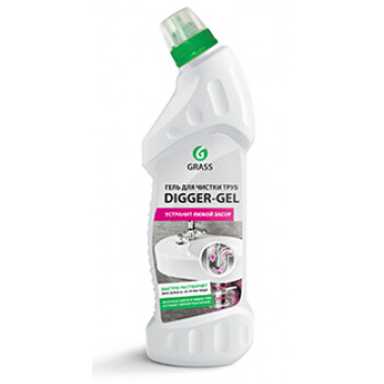 Средство для прочистки канализационных труб GraSS "DIGGER-GEL", 1л. 