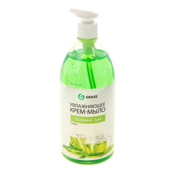 Мыло жидкое для рук GraSS "Milana" (зеленый чай), 1л.