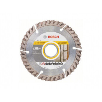 Алмазный круг 115х22.2 мм универс. сегмент. STANDARD FOR UNIVERSAL BOSCH (сухая резка)