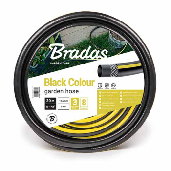 Шланг садовый BRADAS BLACK COLOUR 1/2" - 20m