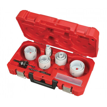 Набор коронок биметаллических 17шт. с добавлением кобальта MILWAUKEE