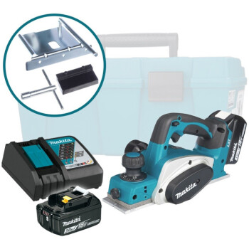 Аккумуляторный рубанок MAKITA LXT DKP180RFE в кейсе