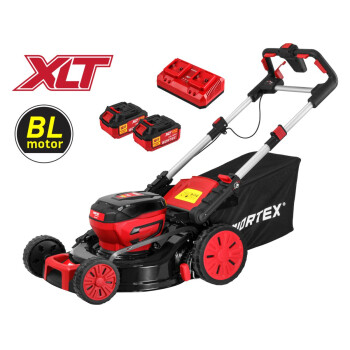 Газонокосилка аккумуляторная WORTEX CLM 4536-2 XLT SET (2 АКБ 4Ач + ЗУ)