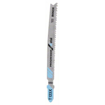 Пилка по металлу для лобзика  Bosch Progressor for Metal T 123 XF 100 мм 3 шт.