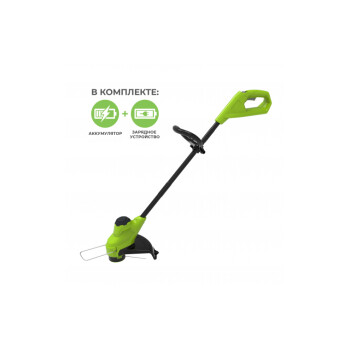Аккумуляторный триммер Greenworks G24LT25K2 24В (в комплекте АКБ + ЗУ)