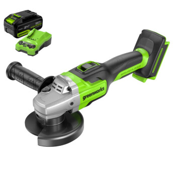 Аккумуляторная углошлифмашина Greenworks GD24AG 24В (АКБ 5Ач + ЗУ)