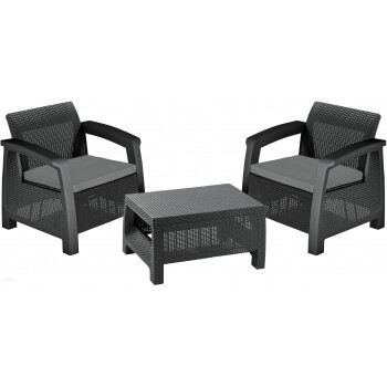 Комплект мебели KETER Bahamas Weekend Set, графит