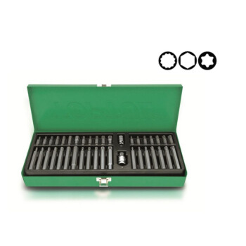 Набор бит 40пр. в металлическом боксе TOPTUL (GAAD4002)