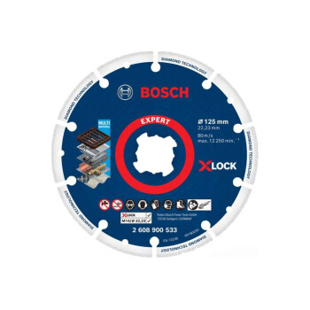 Алмазный диск по металлу Bosch Expert X-LOCK 125x22.23мм