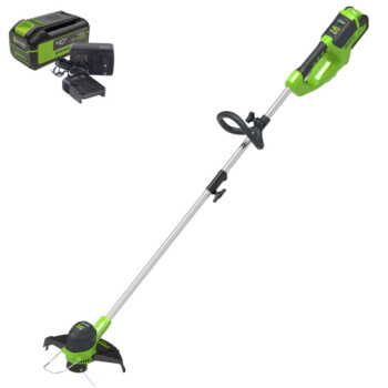 Аккумуляторный триммер Greenworks G40LTK4 40V (в комплекте АКБ+ЗУ)