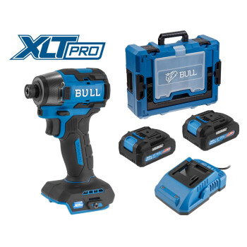 Аккумуляторный ударный гайковерт BULL CID 2218 XLTpro SET (2 АКБ 4Ач + ЗУ)