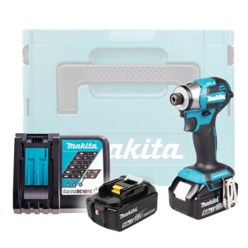 Аккумуляторный ударный шуруповерт MAKITA LXT DTD173RTJ в кейсе (2 АКБ 5Ач + ЗУ)