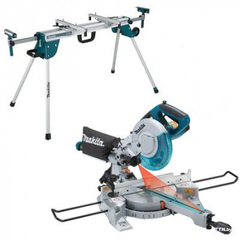 Торцовочная пила MAKITA LS 0815 FLN в кор. + Стол для торцовочной пилы
