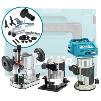 Аккум. фрезер кромочный MAKITA RT001GZ19 MAKPAC